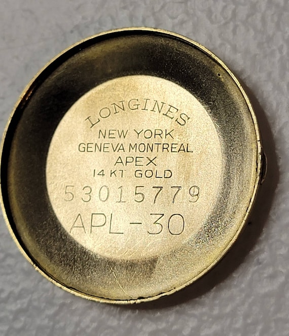 1950's Longines 14k Solid 33mm  "Turtle" Case Cal… - image 6