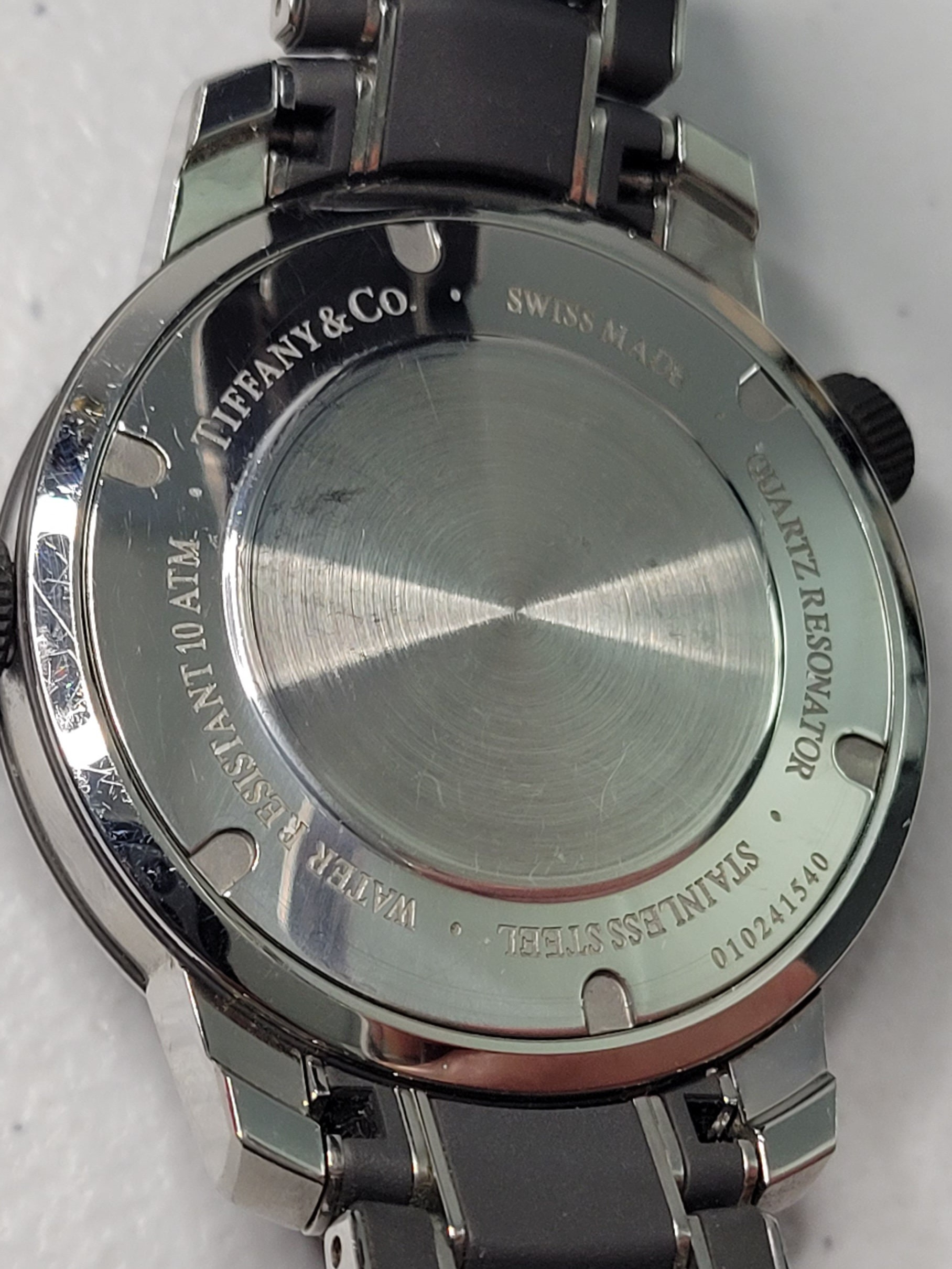 Tiffany & Co 42mm Mark T-57 Resin Stainless Steel 6 Jewels Quartz