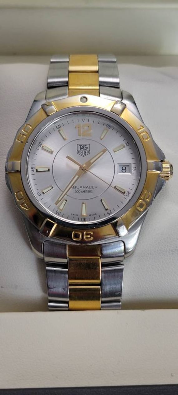 Tag Heuer Aquaracer 300 Meters Two Tone WAF1120 Swiss… Gem