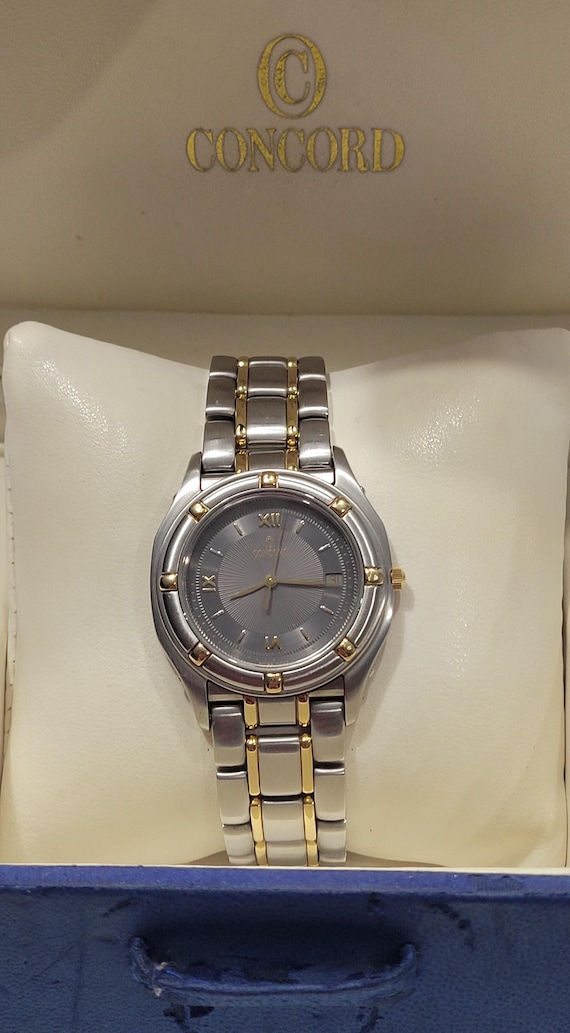 Concord steeplechaser wristwatch Petite Concord Steeplechase Yellow Gold 18k SS Ladies Watch  main image 2