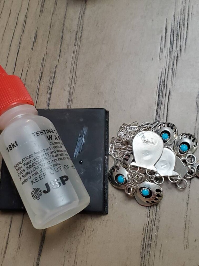 Navajo Vintage Turquoise Bear Paw Sterling Silver Necklace and Earrings ...