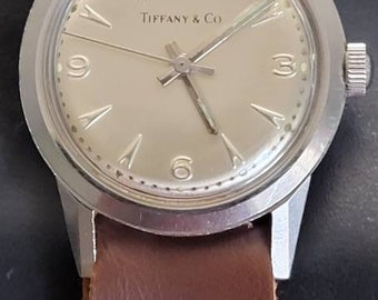 希少なヴィンテージ Louvic ステンレススチール 17 ジュエル 手巻き