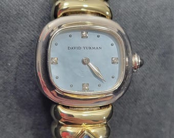 David Yurman Madison Mop Dial 925 Silver Ladies Quartz Watch  display picture 3