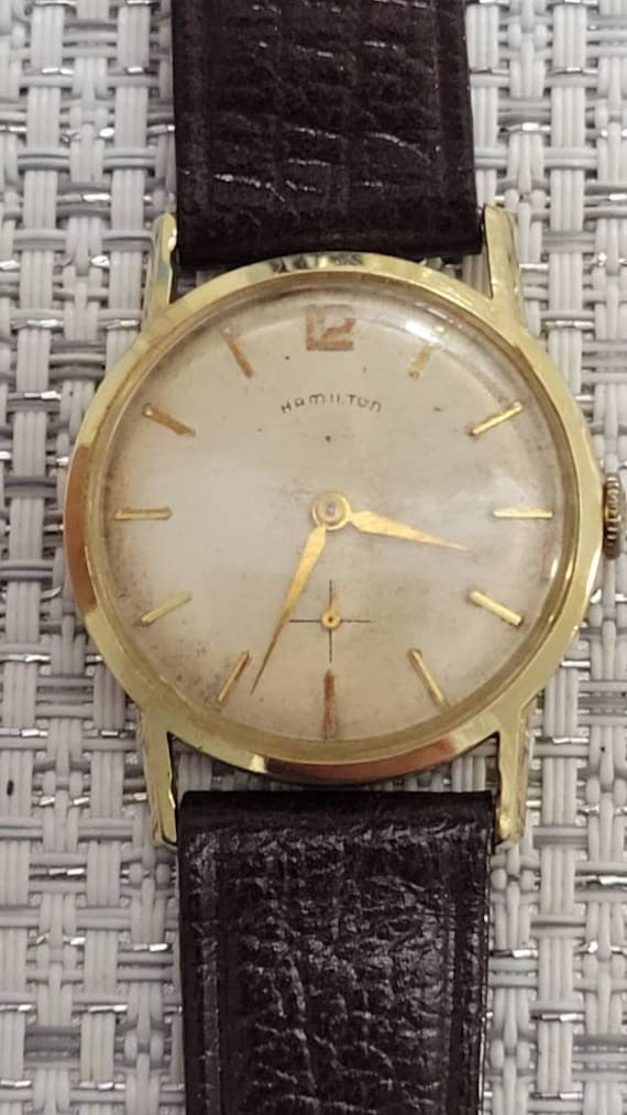 Vintage Hamilton 14k Solid 730 Movement Men's Watc