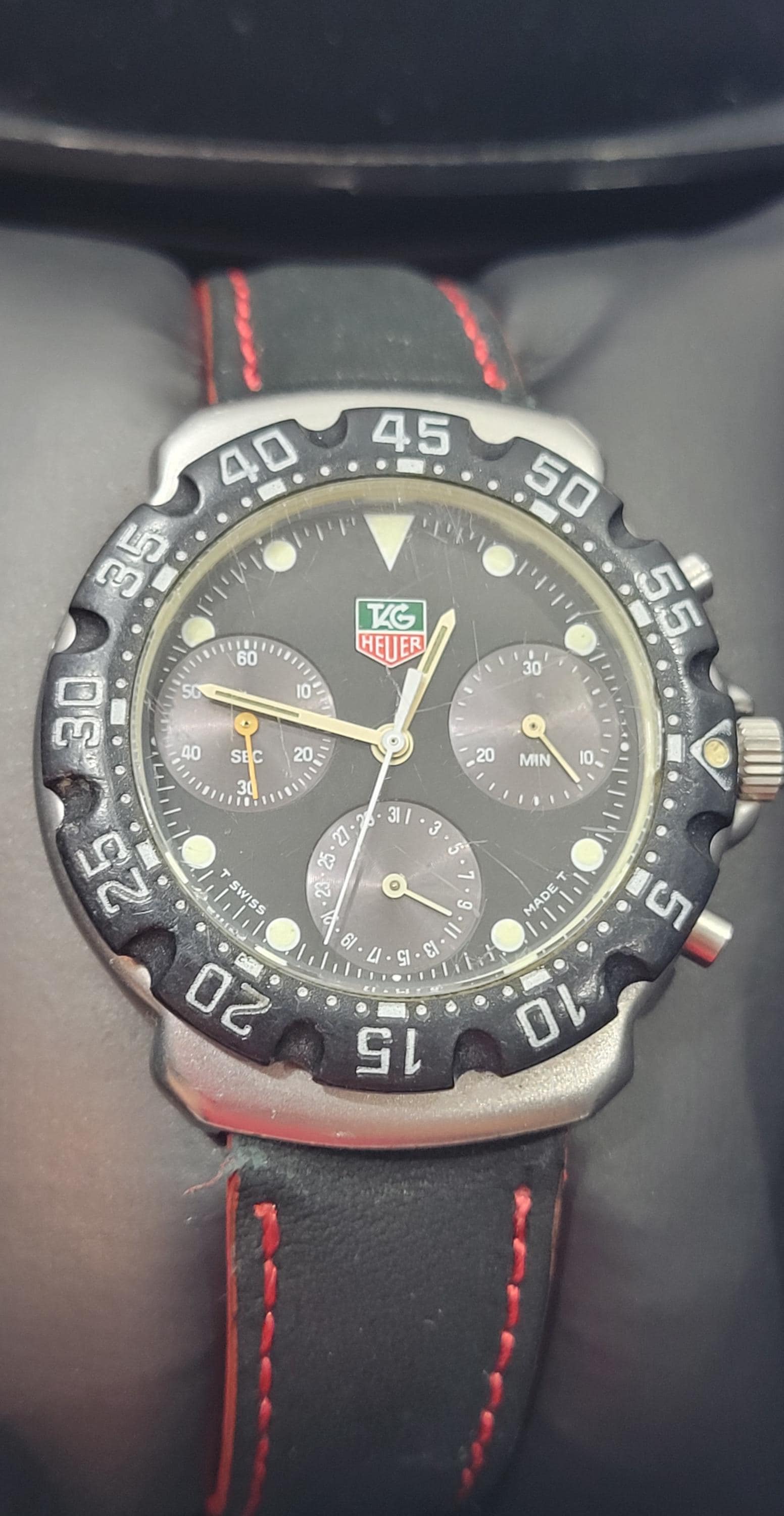 Tag Heuer Chronograph 37mm 9 Jewels Swiss Quartz Men's Watch