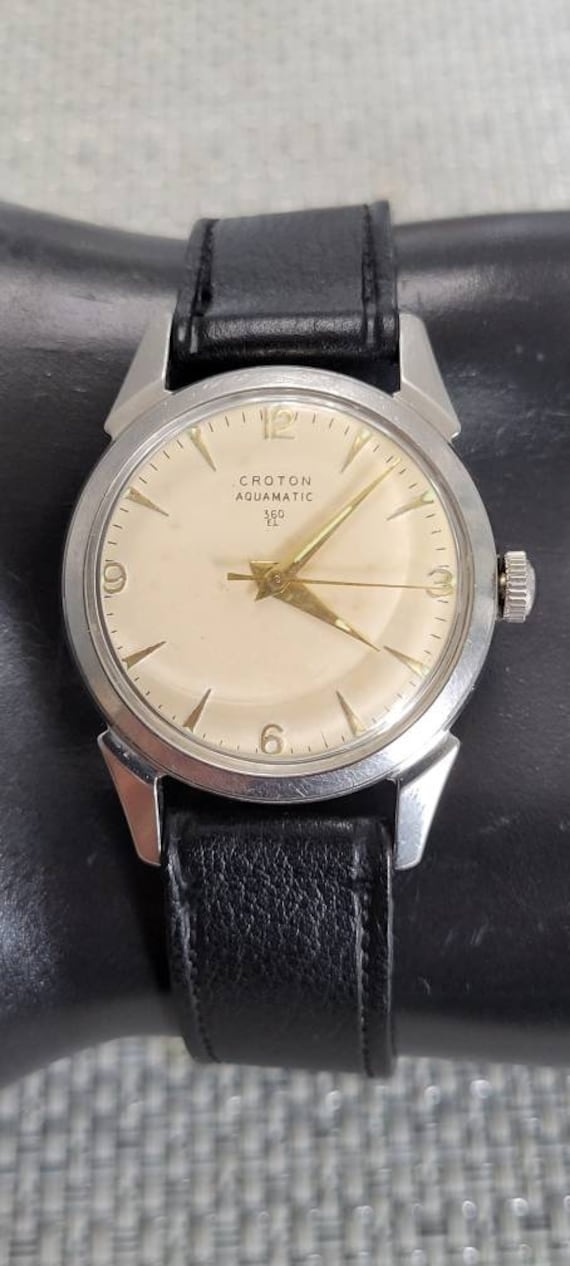 Vintage 1940s Croton Aquamatic 360EL 17jewels Men