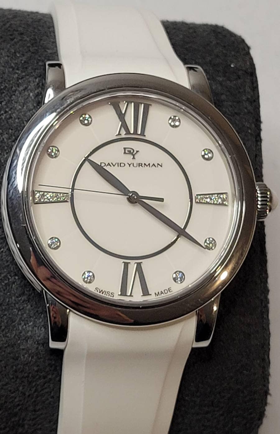David Yurman Ceramic 38MM white David Yurman T727-M Watch Diamonds Ceramic 38MM Quartz  main image 2