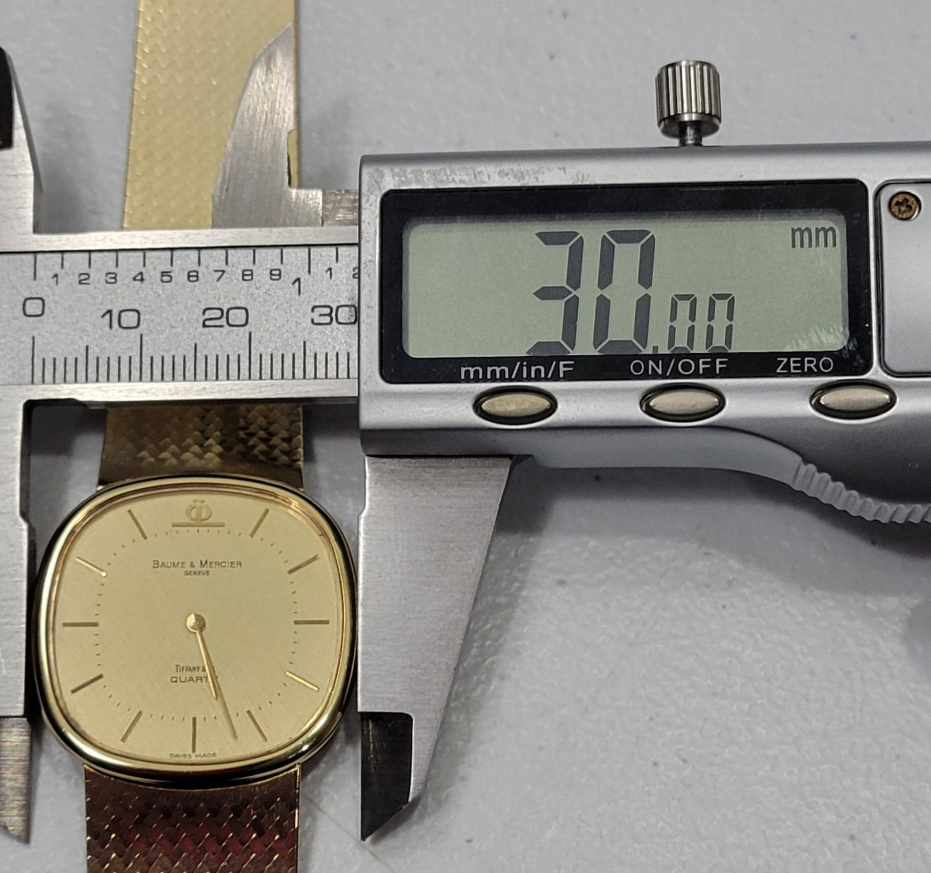 Baume Mercier Tiffany Co 14k Solid Gold 56 Grams Swiss Quartz
