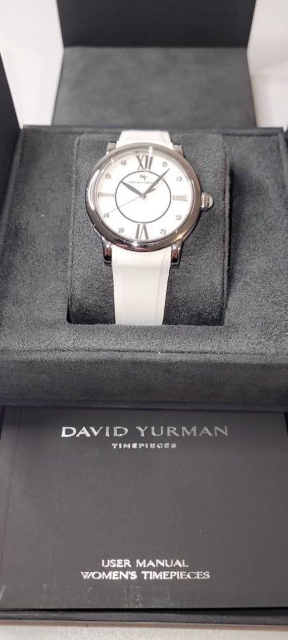 David Yurman T727-M Real Diamonds Ceramic 38MM Quartz Unisex  display picture 1