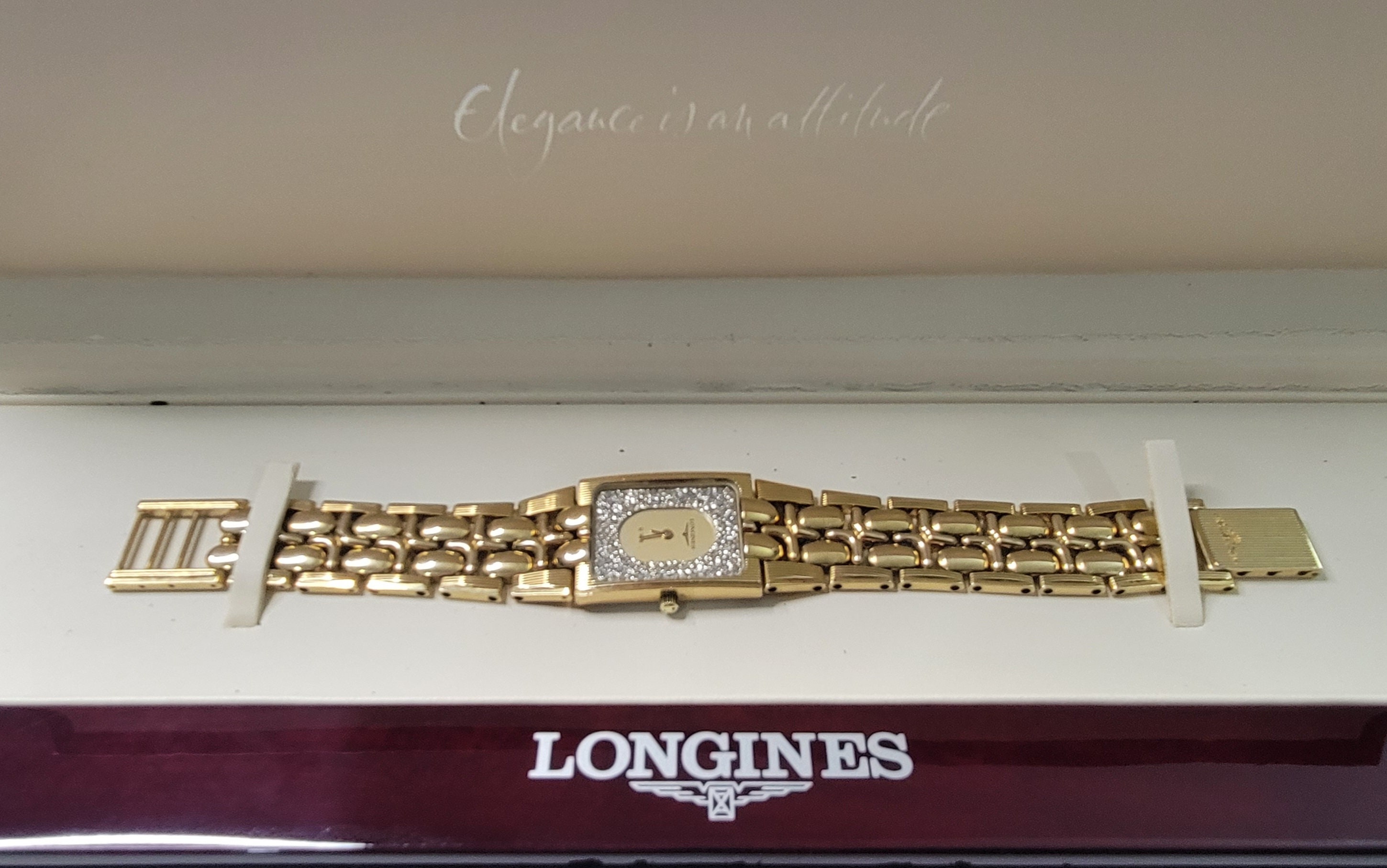 60's Longines QWR 24mm Diamond Dial 6 Jewels Swiss Quartz Men's Watch Working Etsy