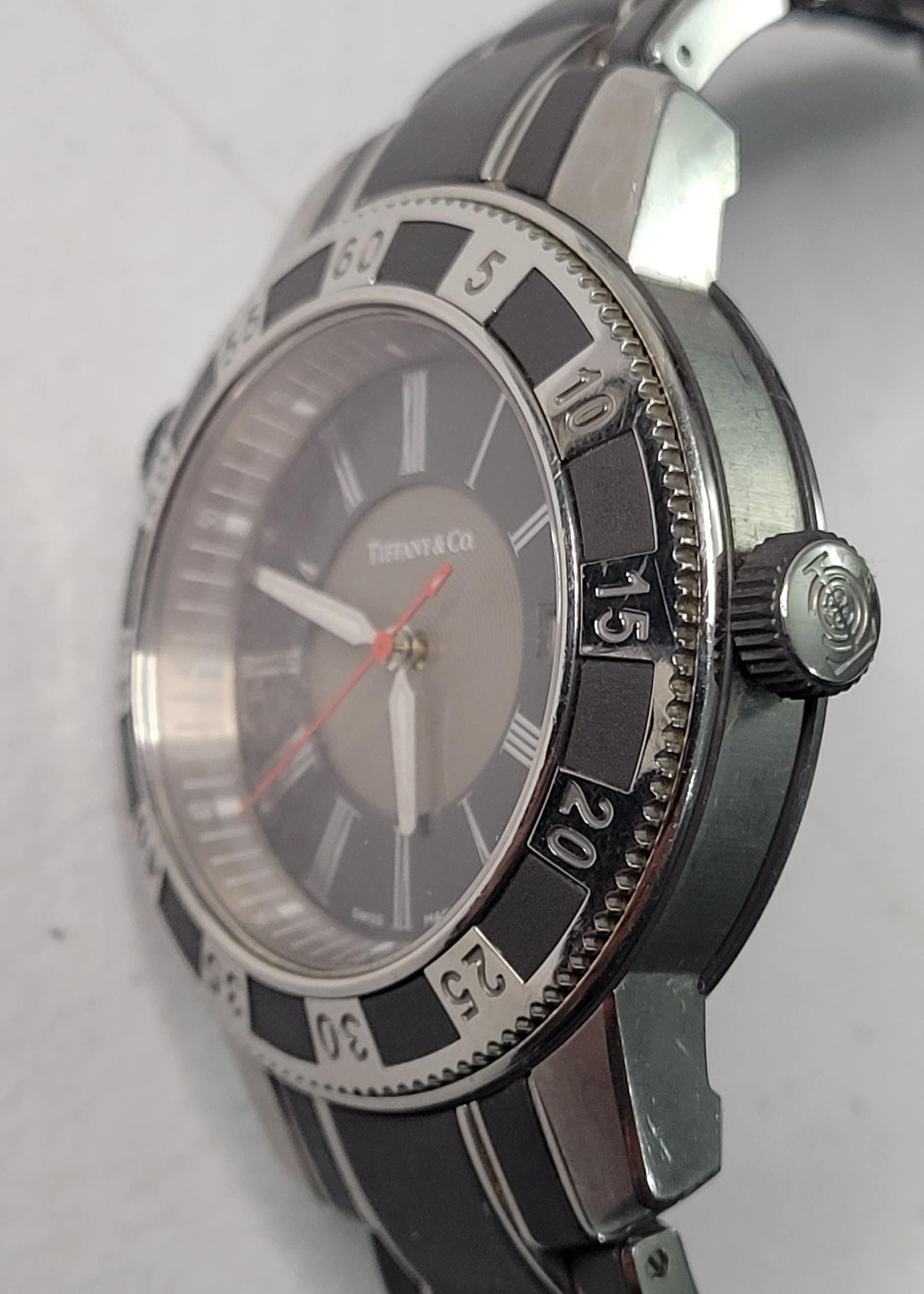 Tiffany & Co 42mm Mark T-57 Resin Stainless Steel 6 Jewels