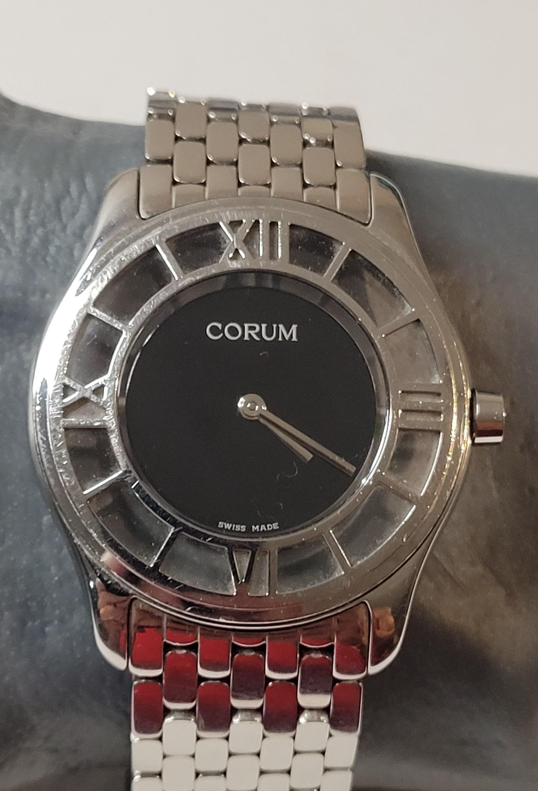 Corum 138.500.20 Roman Glass Bezel 7 Jewels Swiss Quartz - Etsy