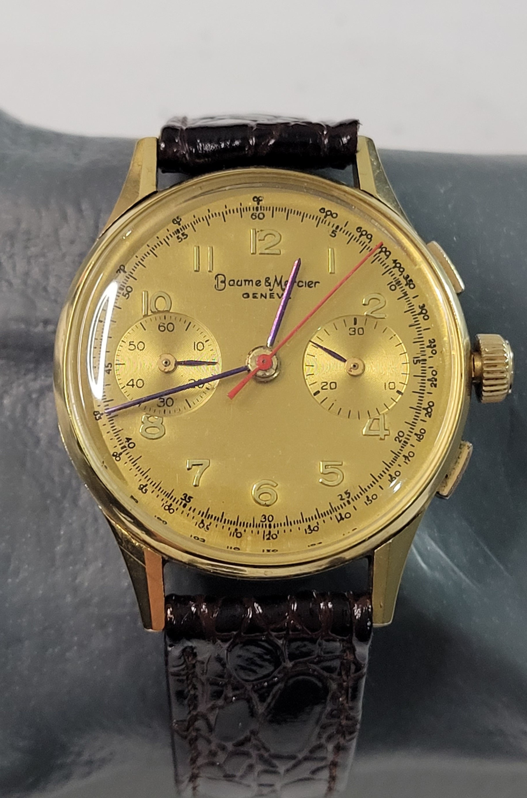 1950年代 ボーム&メルシエ 18K ソリッド ランデロン Cal.48 手巻き 17 
