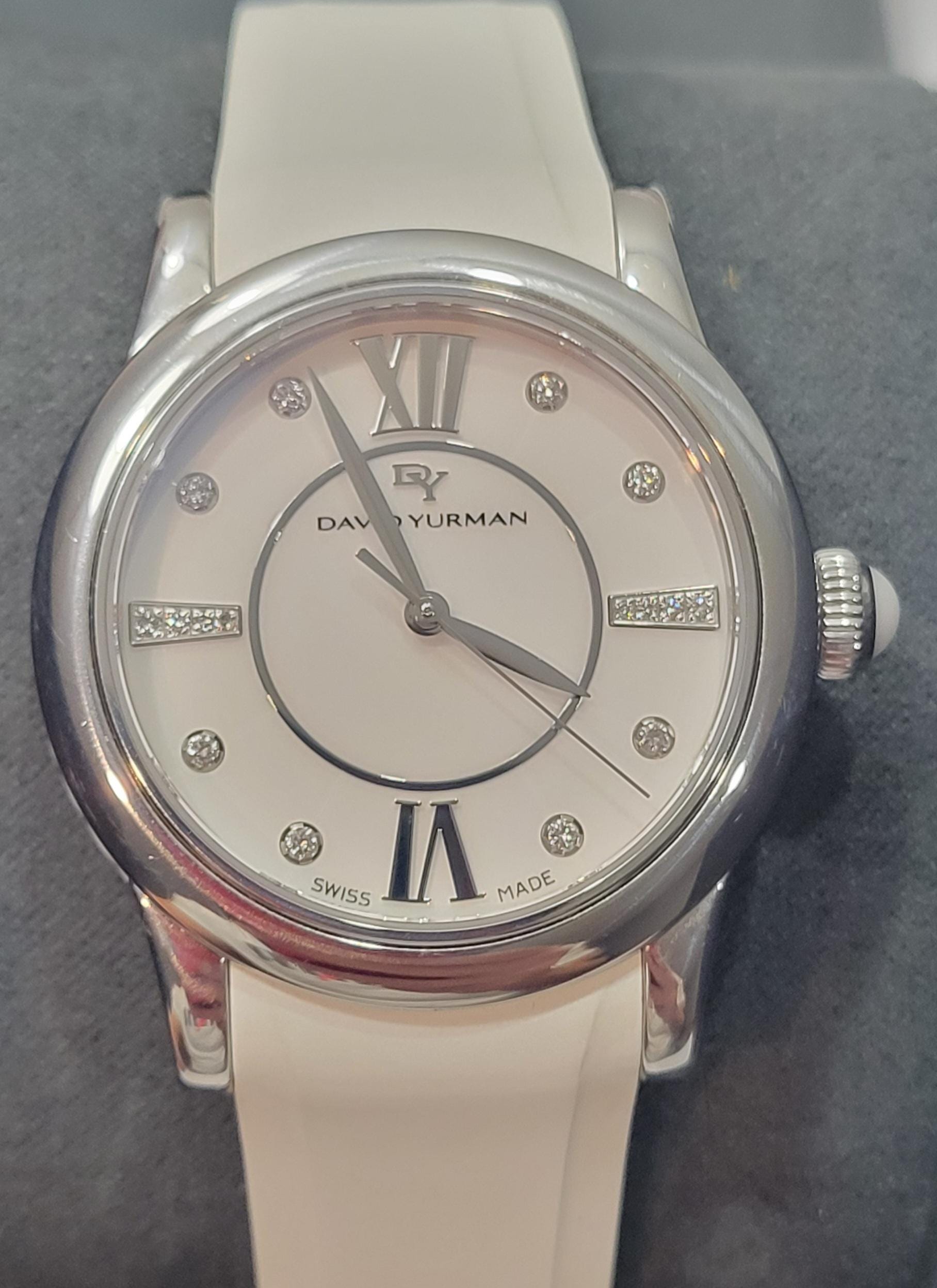David Yurman Ceramic 38MM white Diamond Quartz Watch for Women | David Yurman main image 3