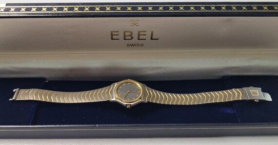 Buy Ebel Classique 24mm 18k Gold Bezel 4 Jewels Swiss Quartz 