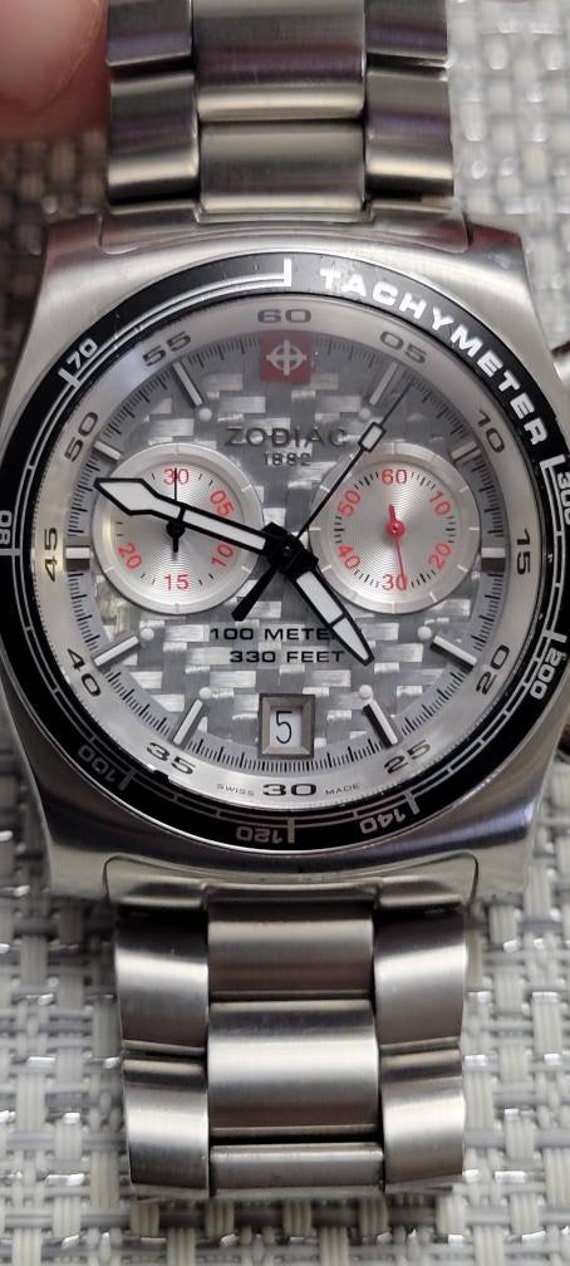 RARE Zodiac Super Sport Timer ZO7501 Swiss Made Men s Diver Men s