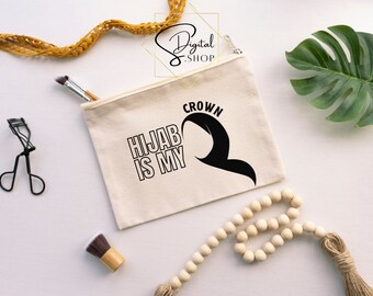 Hijab is my crown, muslim SVG, Muslim PNG, islamic Svg, Islamic PNG, Muslim design, cricut file, digital file, instant download