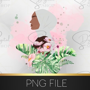 Hijabi clipart, Islamic Clipart, Muslimah Png, Muslim PNG, Islamic PNG, islamic quotes PNG, muslim sublimation file, digital download