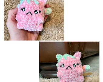 Crochet pocket kitten pattern
