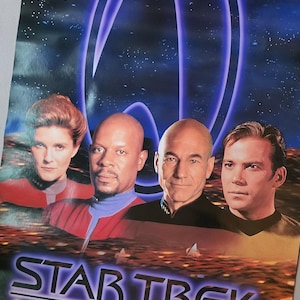 Star Trek 30 Years Poster, Four Captains (24x36)