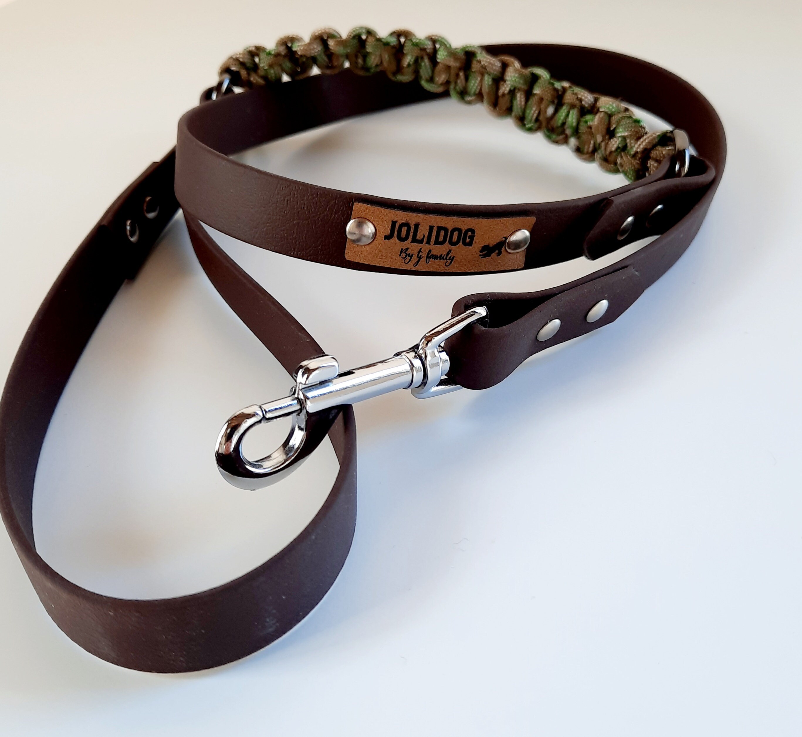 Laisse Joliautumn Pour Chien - Laisse en Biothane et Paracorde, de La Gamme Joliseason, Fabriquée à 