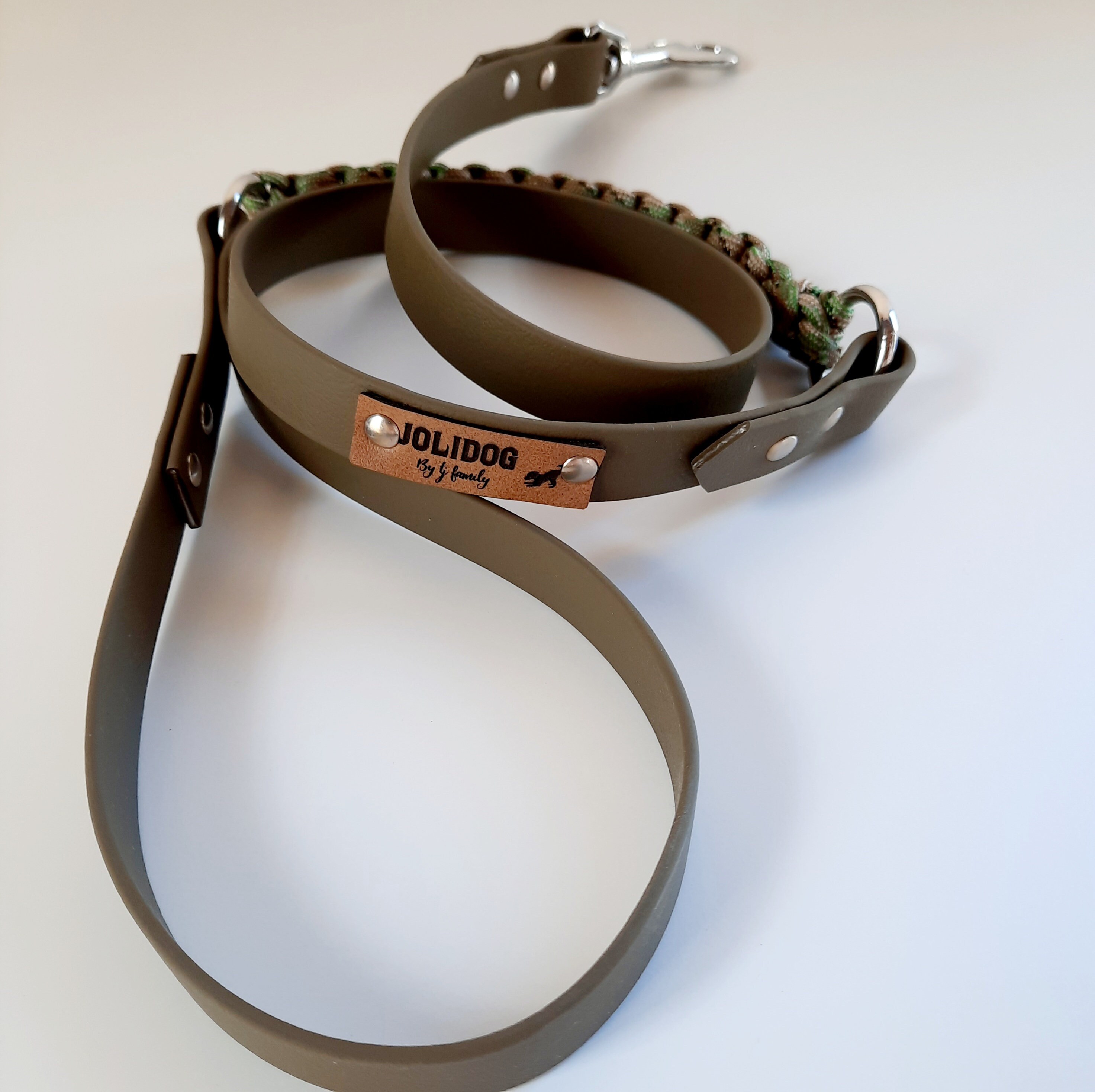 Laisse Joliautumn Pour Chien - Laisse en Biothane et Paracorde, de La Gamme Joliseason, Fabriquée à 