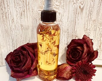Loc oil, Floral Scent Oil, Hair Moisturizer for scalp, Massage treatment, dry treatment, gift for dreadlocks, Hot oil treatment, sisterlocs