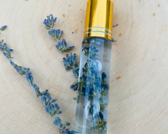 Lavender Calming Essential Oil Roller, Find Tranquility and Serenity, Aromatherapy self-care, Natural Wellness, Perfume roller, gift new mom