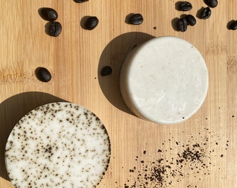 Coffee exfoliating handmade Soap, All Nature Organic, Coffee lover gift, Goat's Milk Soap, Handcrafted, Gift for Husband, Mother's Day Gift