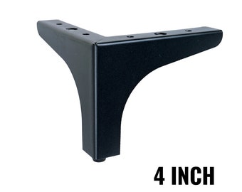 Metal Triangle  design  furniture leg, Black