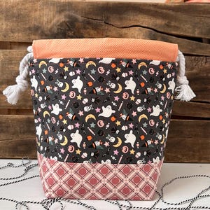 Sweet Tooth Project Bag, Halloween Project Bag, Project Bag, Knitting Project Bag, Sock Knitting, Knitter Gift