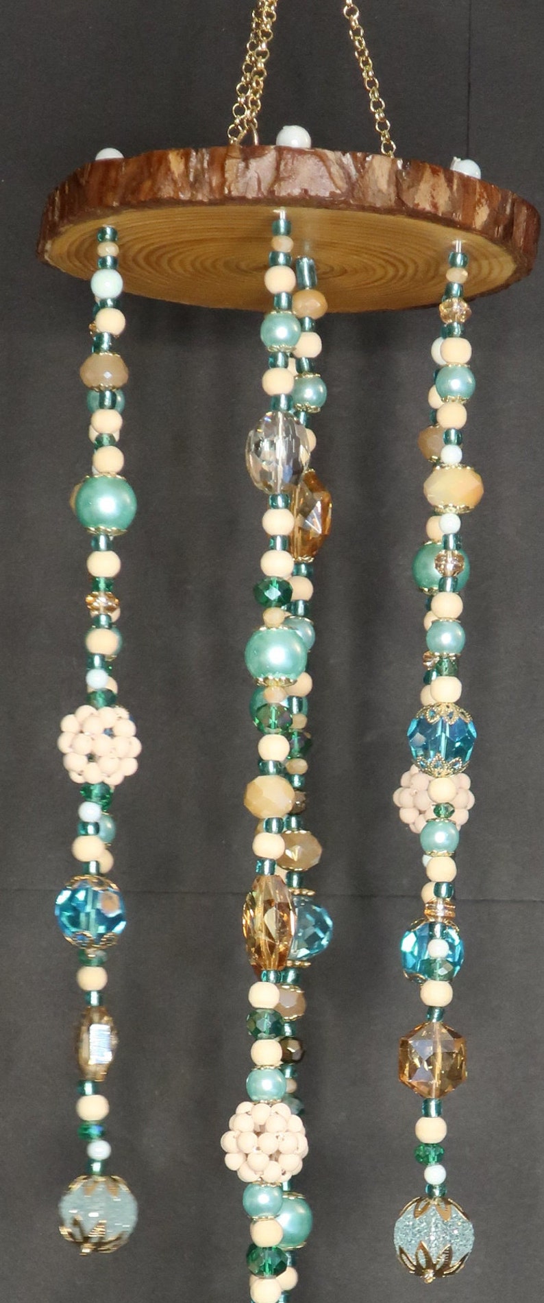 Blue and Gold Suncatcher Etsy