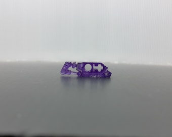 Custom Bionicle Metru Brainstock || Trans Purple Version 3