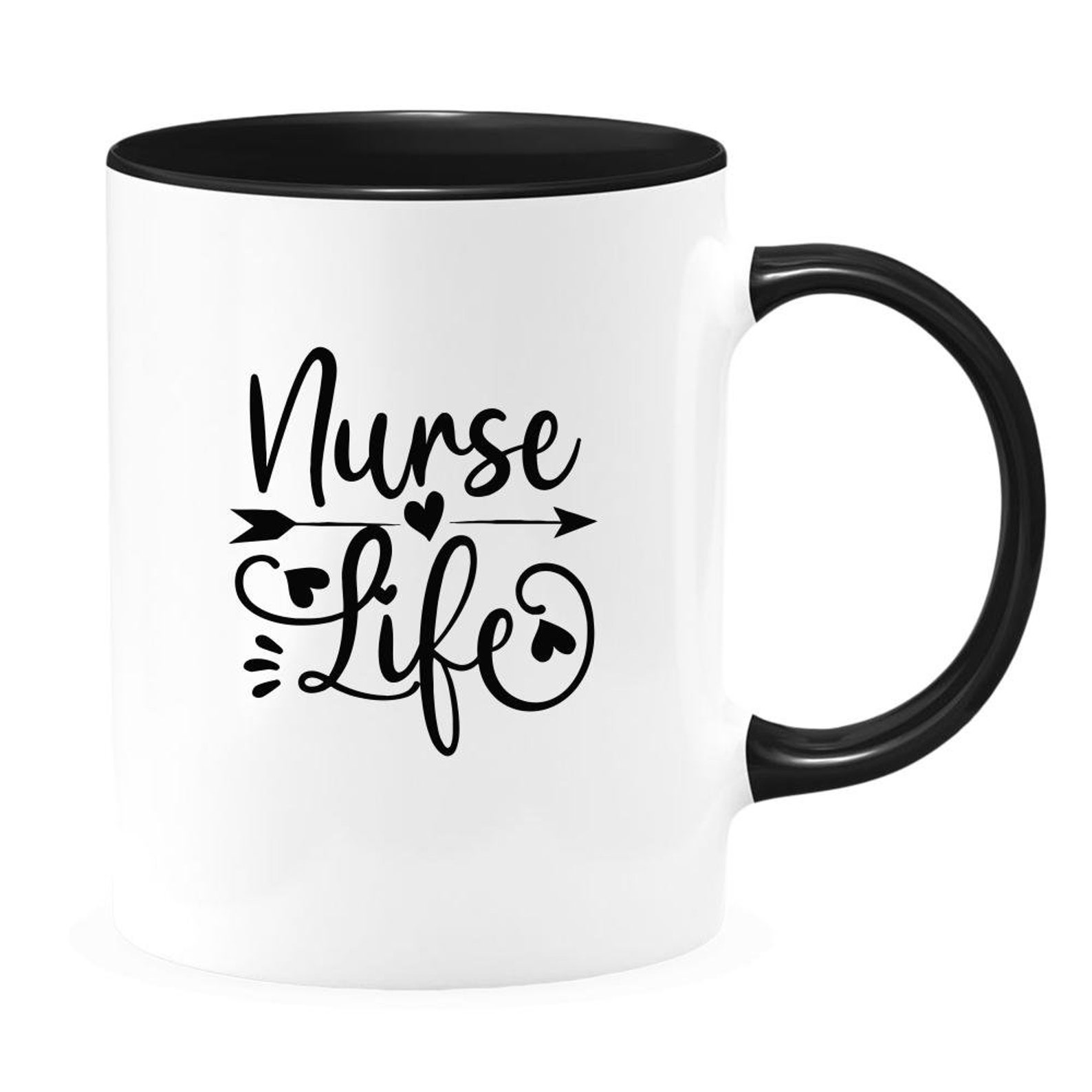 Nurse Life Coffee Mug Nursing Cup Purple Red Black White Etsy