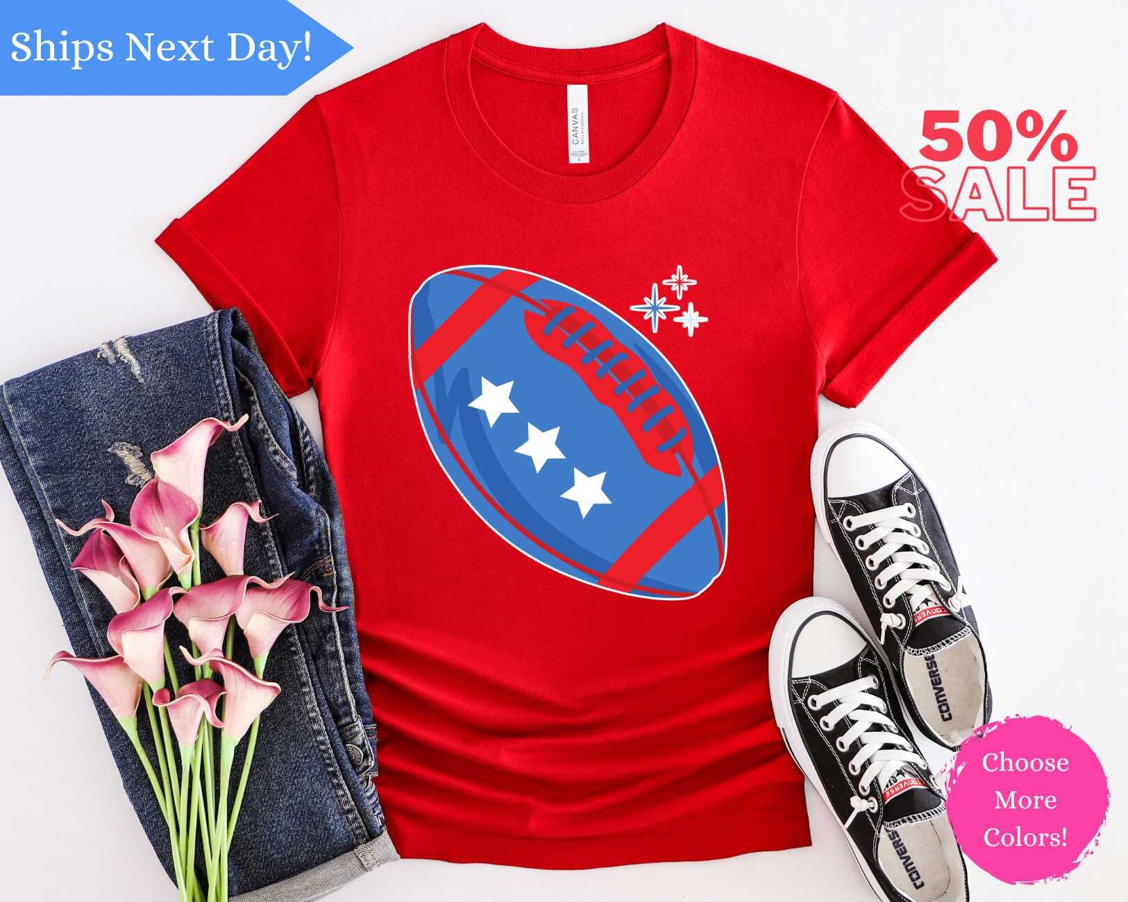 American Flag Football Shirt American Football Shirt Game - Etsy