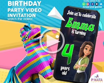 Luck Invitation, Sam Greenfield Luck Video Invitation, Luck Birthday Invitation, Luck The Movie Invitation