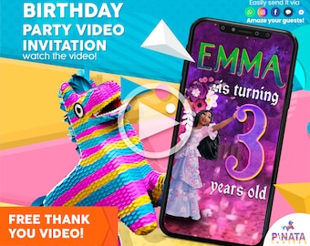 Isabela Encanto Invitation, Isabella Encanto Video Invitation, Isabela Encanto Invite, Isabela Encanto Birthday, Isabella Encanto Invite
