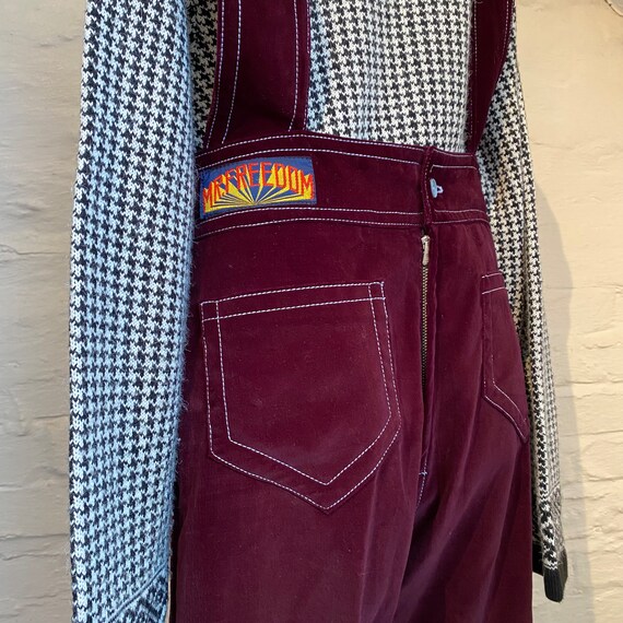 1960s/1970s Mr Freedom Velvet Dungarees London Sw… - image 8