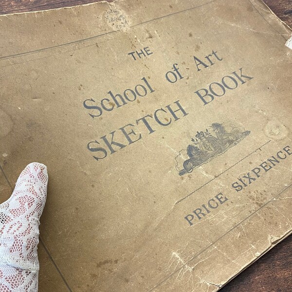 Vintage/Antique Artist Sketchbook, School Of Art