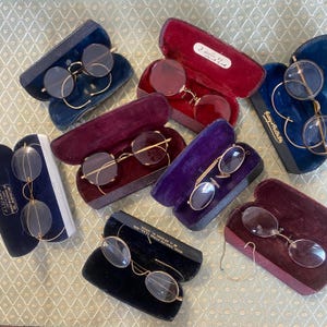 アンティークメガネ 折りたたみ 鼻眼鏡 ケース付 遠近両用丸眼鏡 ポンチ眼鏡 Antique pince nez - Etsy 日本