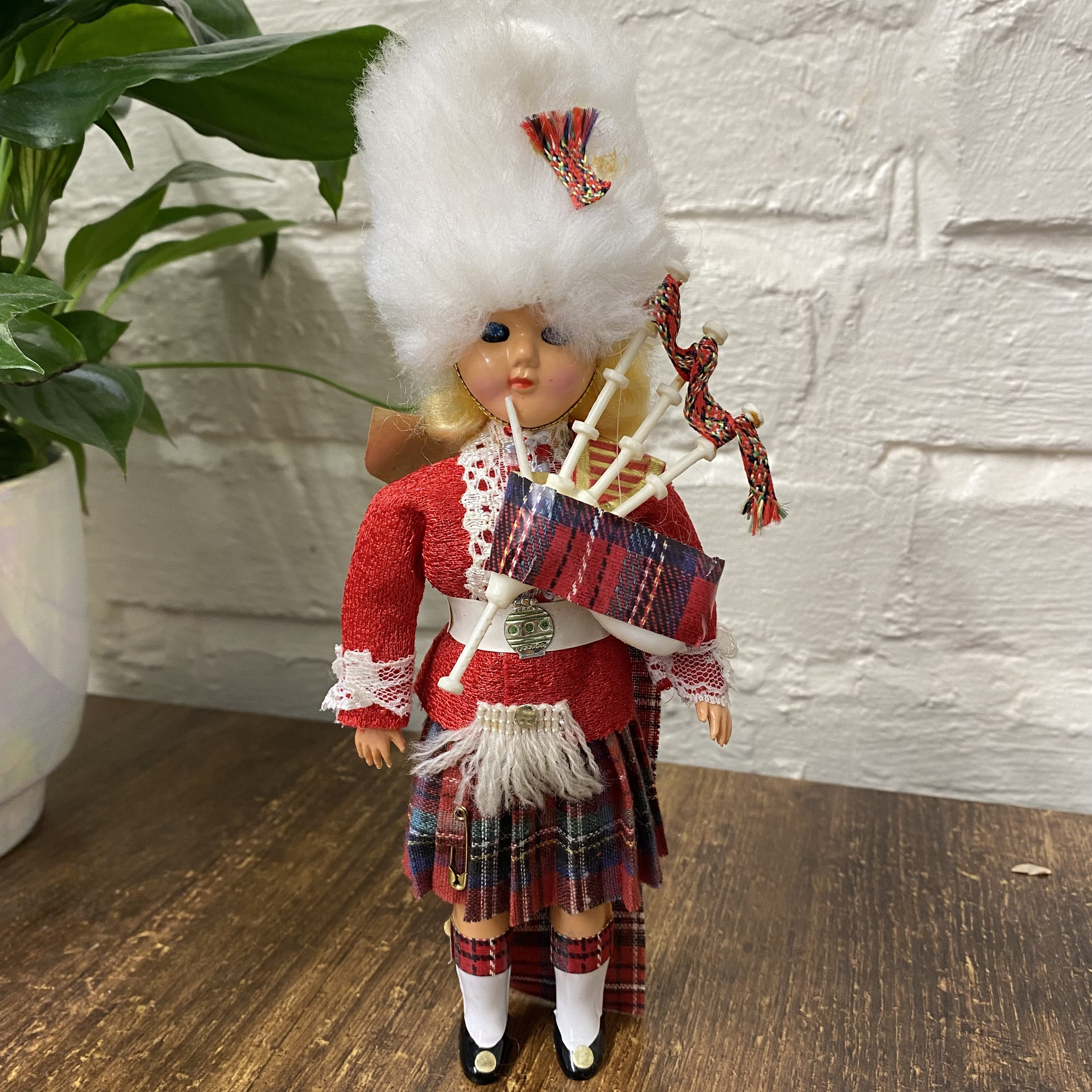 Scottish Vintage Bagpiper Doll Etsy UK