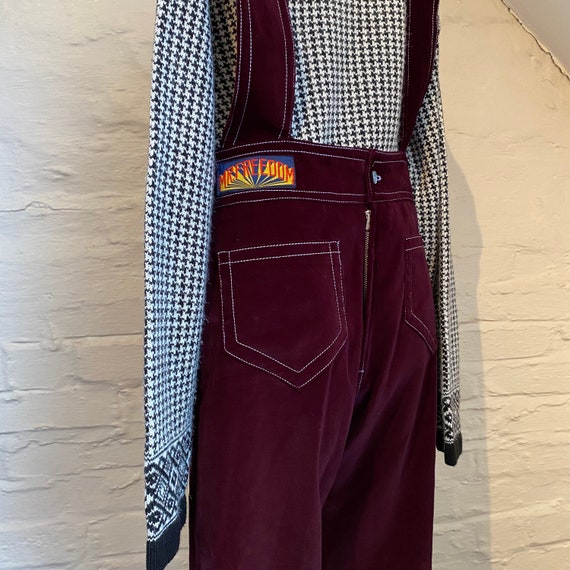 1960s/1970s Mr Freedom Velvet Dungarees London Sw… - image 7