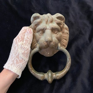 Vintage Lion Door Knocker