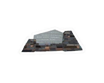 Blue Ridge Parkway Sign Sticker
