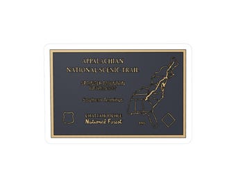 Adesivo del capolinea meridionale dell'Appalachian Trail