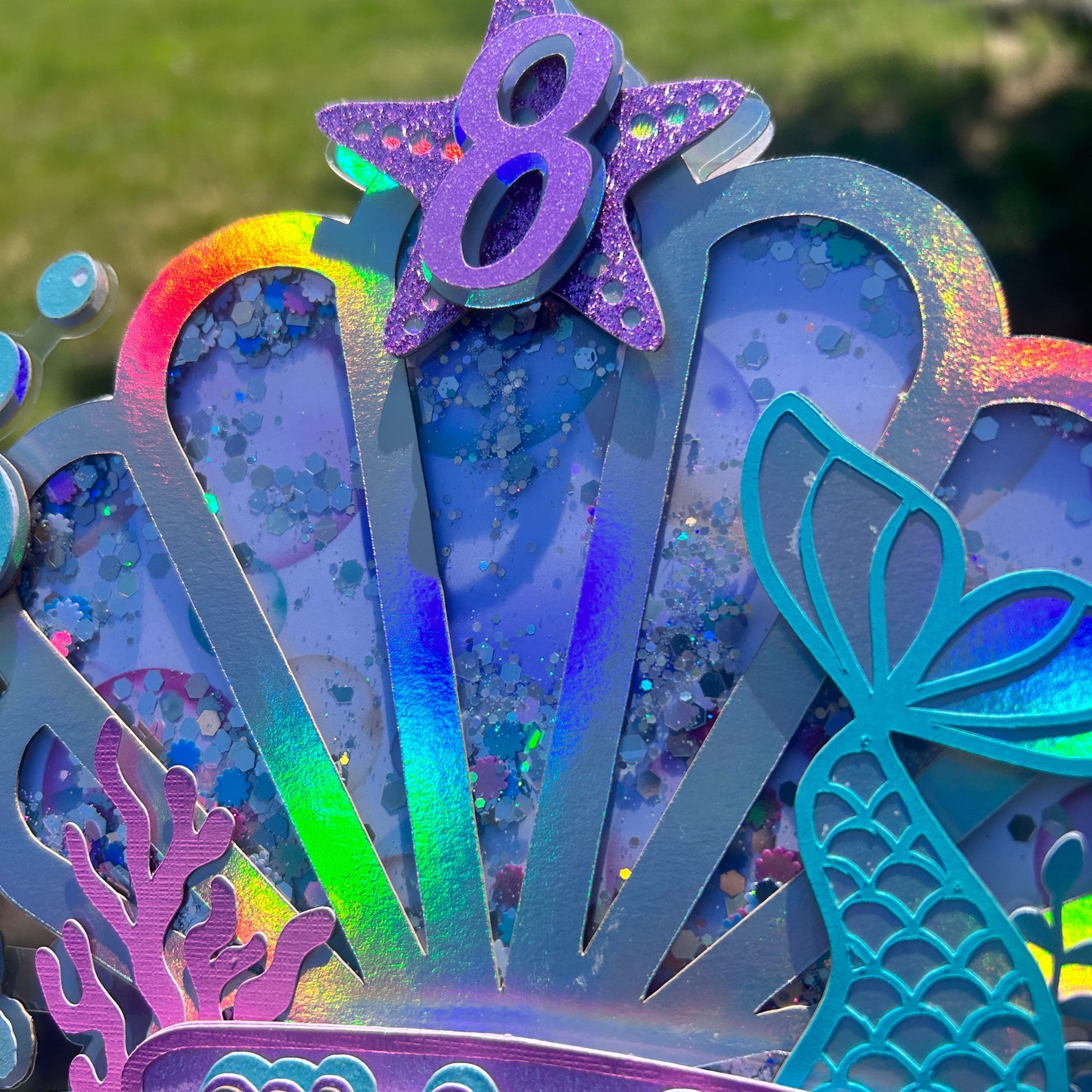 Mermaid Cake Topper, Under the Sea Birthday Decorations - Etsy