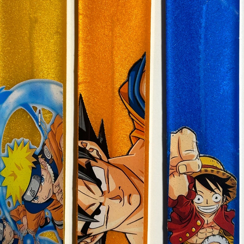 Handmade Resin Anime Bookmarks Anime Manga Bookmarks Etsy