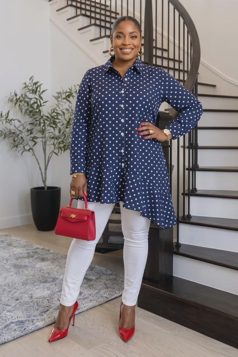 down with love asymmetrical midi dress black white polka Dot 3% Spandex Hand wash W162025MonDayA Hailey Bieber shows off Color:As Picture Burgundy