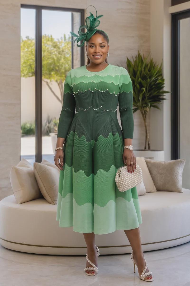 green church dresses for women Emerald Permanent Markdown