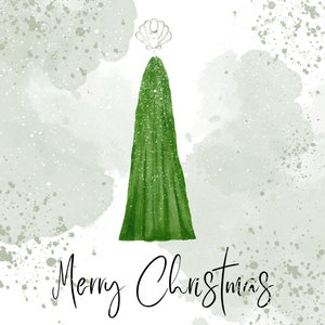 印刷可能なクリスマスポストカード - ホリデーの喜びを広める - 勇気の雰囲気 | 印刷可能な PDF + PNG | サイズ 148 x 105 mm | メリークリスマス
